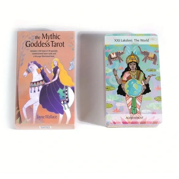 The Mythic Goddess Tarot Cards - 78 Card Deck with Guidebook NIP